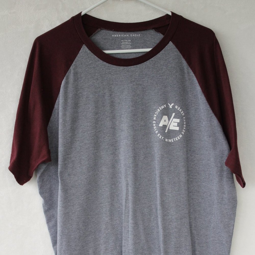 American Eagle Tee Shirt - XXL - Grey